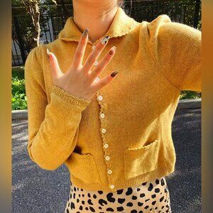 Doen Pippa Cardigan Wheat Melange